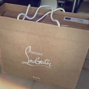 Christian louboutin shopping bag